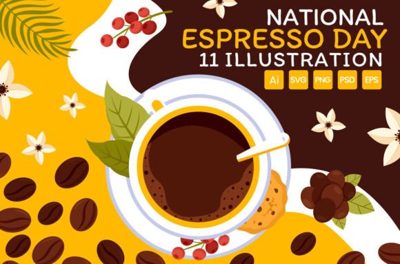 11 National Espresso Day Illustration Review