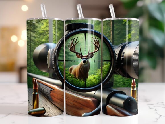 20 Oz Deer Hunting Tumbler Wrap Design Review
