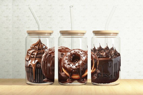 Chocolate 16oz Glass Can Tumbler Wrap Review