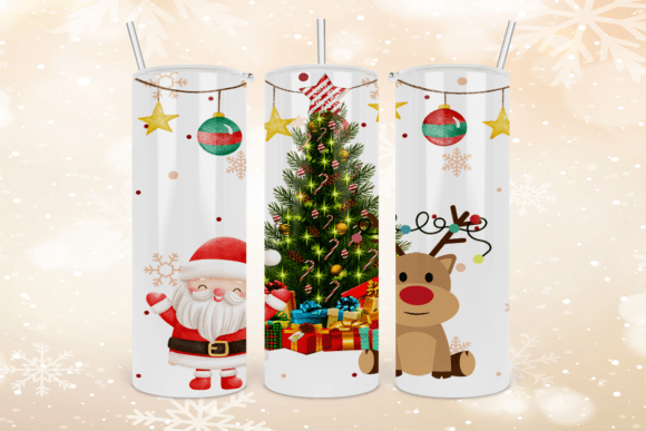 Christmas 20oz Skinny Tumbler Embroidery Design Review