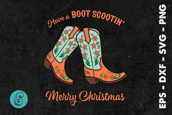 Christmas Boot Scootin Cowgirl SVG Review