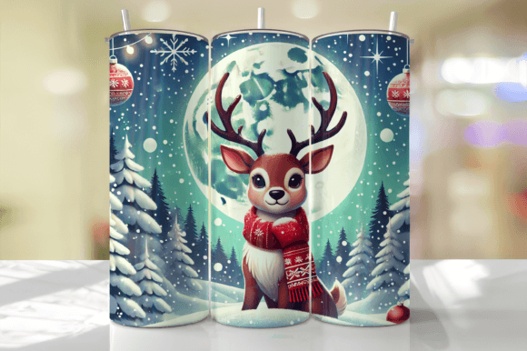 Christmas Deer Tumbler Wrap Review