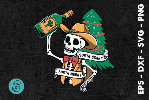 Christmas Merry Sorta Scary Cowboy SVG Review