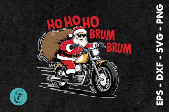 Christmas Santa Biker Costume SVG Review