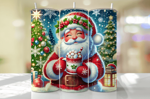 Christmas Santa Tumbler Wrap Review