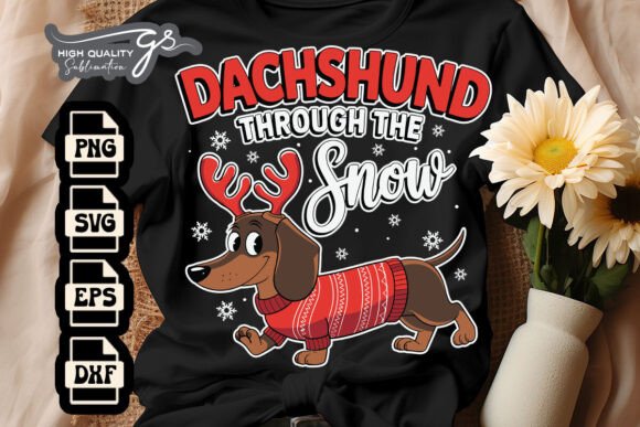 Dachshund Through the Snow Xmas SVG Review