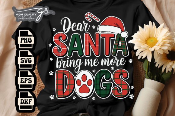 Dear Santa Bring Me Dogs Xmas SVG Review