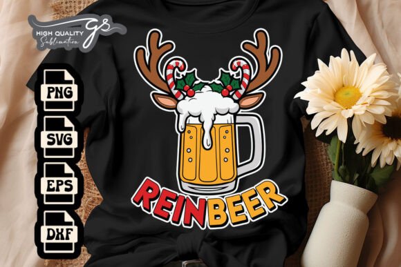 Drinking Beer Reinbeer Christmas SVG Review