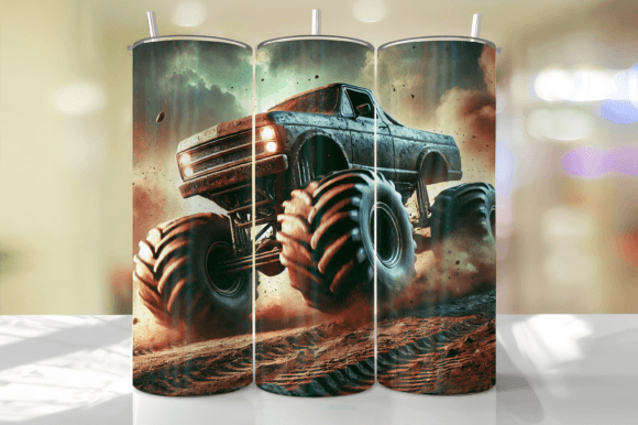 Monster Truck Tumbler Wrap Review