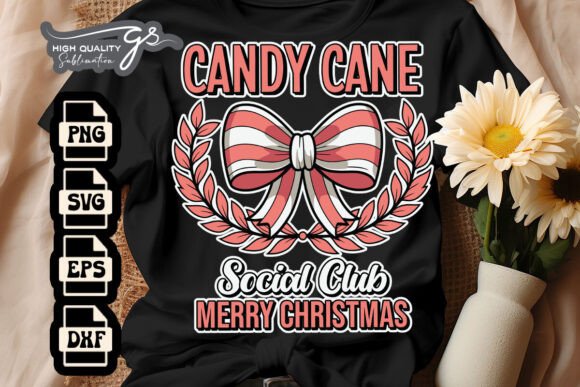 Pink Candy Cane Xmas Club SVG Review